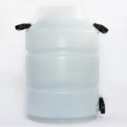 Conjunto de ordenha duplo com pulsador na linha para 2 vacas