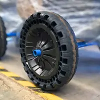 1 roda de carrinho mão maciça, não fura, não murcha até 100k - imagem 6