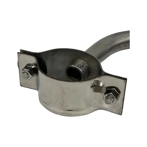 Abraçadeira inox entrada do leite 180 - cano 50mm - tubo 19m