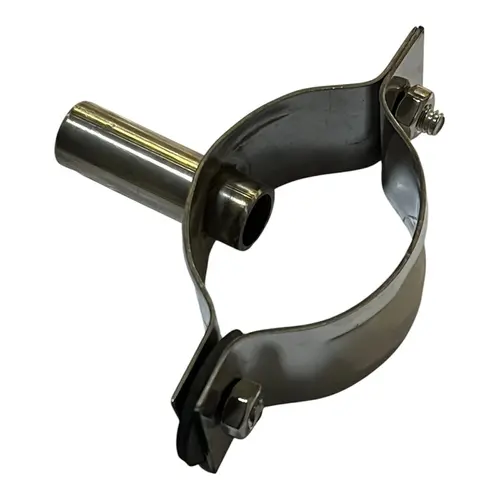 Abraçadeira reta para lavagem cano 50 mm tubo 16 mm