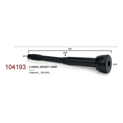 Teteira 2 Aneis 10Mm Jersey Inabor Ultra kit insuflador (4un)