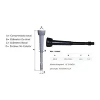 Teteira Insuflador Flex 9,5mm Inabor Ultra 4uni Ordenhadeira - imagem 3