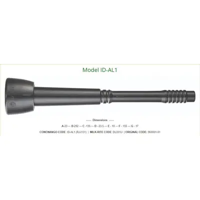 Teteira Iinsuflador Universal 2 Anéis 9,5mm Conewango 