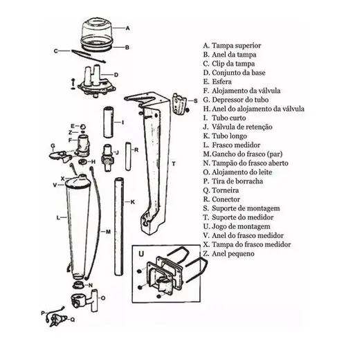 MEDIDOR DE LEITE NACIONAL 40L