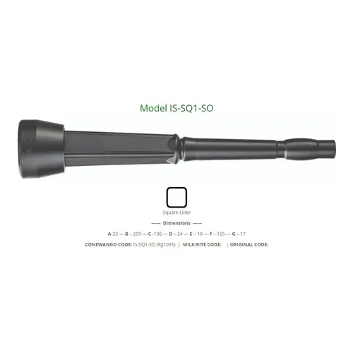 Teteira Quadrada 2 Anéis Universal 16mm Alta Vazão Conewango