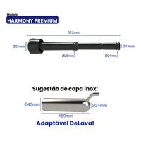 Teteira Insuflador Harmony Premium Prime Para Ordenhadeira - imagem 2