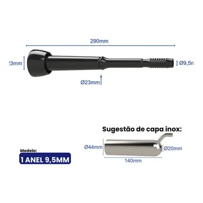 Teteira Espremedor Insuflador Prime 1 Anel Para Ordenha Jogo Com 4 peças