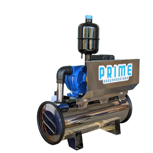 Ordenhadeira Inox Prime Balde ao Pé BV 450 litros - Motor 2 cv - De 1 a 4 conjuntos