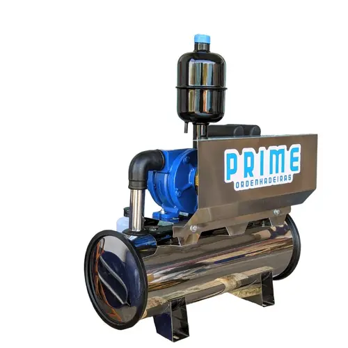 Ordenhadeira Inox Prime Balde ao Pé BV 300 litros - Motor 1 cv - De 1 a 3 conjuntos