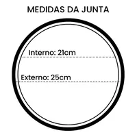 Junta macia da tampa do tarro / latão do leite de ordenha - imagem 3