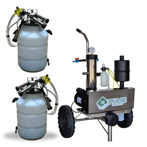 Ordenhadeira Móvel Inox In Pulse - BV 300 - Motor 1 cv - 1 a 2 conjuntos