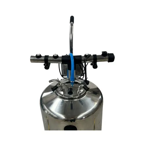 Transferidor De Leite Automático Inox 50 L Para 4 Conjuntos