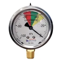 Vacuômetro Analógico 100 Kpa Com Glicerina Para Ordenhadeira - imagem 1