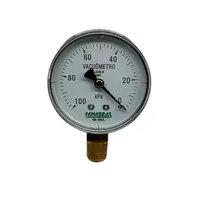 VACUÔMETRO ANALÓGICO 100 KPA SECO PARA ORDENHADEIRA - imagem 1
