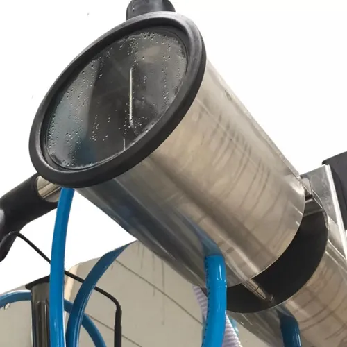Unidade final inox 75 litros ordenhadeira canalizada inpulse