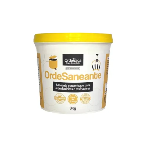 Detergente para limpeza de ordenhadeiras e tranferidores