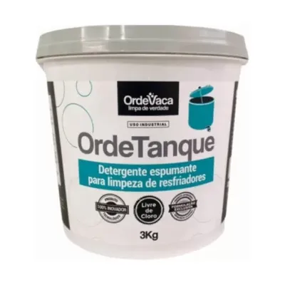 Detergente espumante para limpeza de resfriadores de leite
