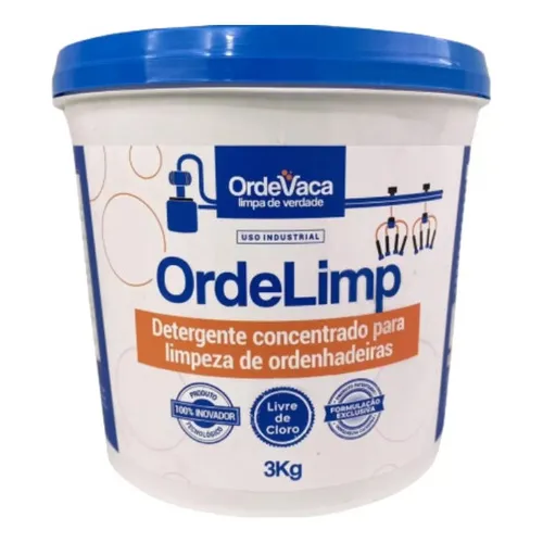 Detergente concentrado p/ limpeza de ordenhadeira canalizada