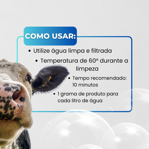 Detergente Para Limpeza De Ordenhadeiras E Tranferidores