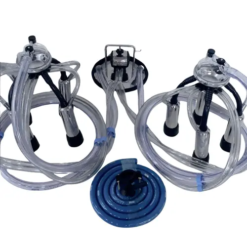 Conjunto De Ordenha Duplo Completo P/ 2 Vacas Ao Mesmo Tempo