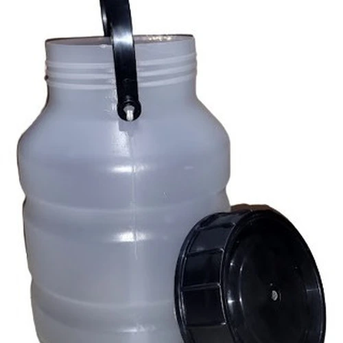Galão 5 Litros Para Transporte De Leite Com Tampa E Alça