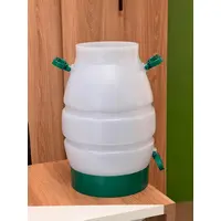 Tarro Latão Vasilhame De Leite 45 Litros Medição E 4 Alças - imagem 3