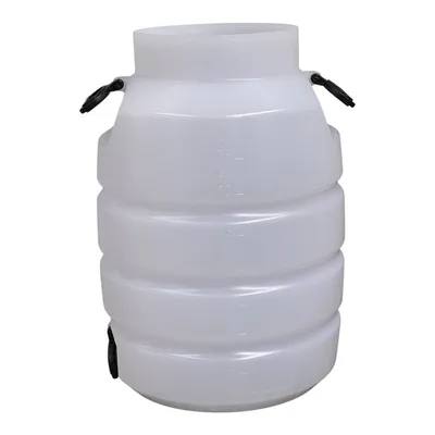 Balde para ordenhadeira em plástico 40 litros com 3 alças