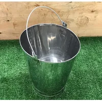 Balde de leite ordenha oval inox 12litros graduado - imagem 9