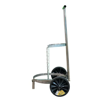 Carrinho Transpote De Latão De Leite 40/50 Lts (INOX)