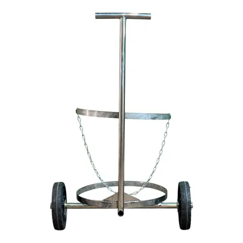 Carrinho Transpote De Latão De Leite 40/50 Lts (aço-carbono)