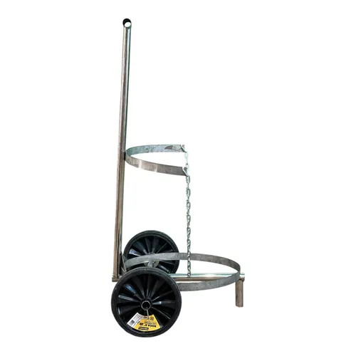 Carrinho Transpote De Latão De Leite 40/50 Lts (aço-carbono)