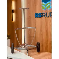 Carrinho Transpote De Latão De Leite 40/50 Lts (aço-carbono) - imagem 10