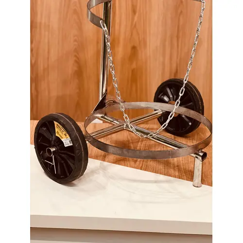 Carrinho Transpote De Latão De Leite 40/50 Lts (aço-carbono)