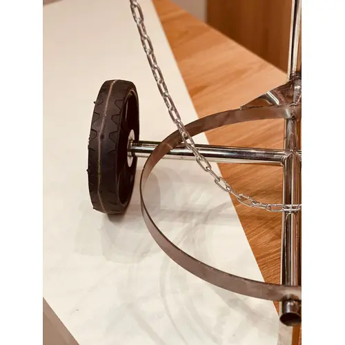 Carrinho Transpote De Latão De Leite 40/50 Lts (aço-carbono)