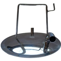 Tampa Do Tarro Inox Cega 2 Furos - 1 Vacuo E 1 Leite - imagem 5