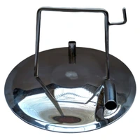 Tampa Do Tarro Inox Cega 2 Furos - 1 Vacuo E 1 Leite - imagem 4