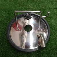 Tampa Do Tarro Inox 1 Saída Com Junta De Borracha - imagem 2