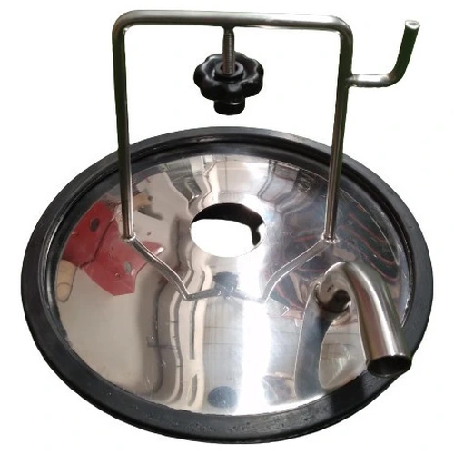 Tampa Do Tarro Inox 1 Saída Com Junta De Borracha