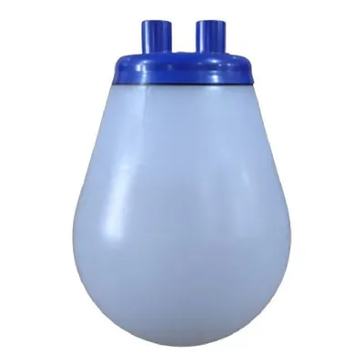 Depósito de vácuo aéreo 25lts cano 50mm azul