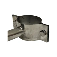 ABRAÇADEIRA INOX ENTRADA DO LEITE 180 - CANO 50MM - TUBO 19MM - Prateado - imagem 4