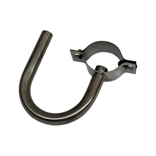 ABRAÇADEIRA INOX ENTRADA DO LEITE 180 - CANO 50MM - TUBO 19MM - Prateado