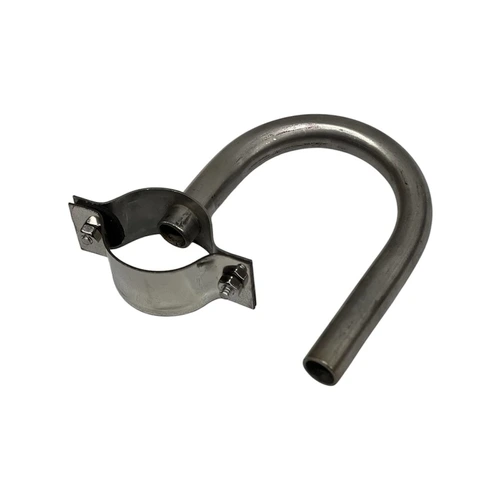 ABRAÇADEIRA INOX ENTRADA DO LEITE 180 - CANO 50MM - TUBO 19MM - Prateado