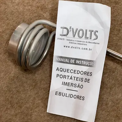 Ebulidor Alumínio Elétrico Água 3000w 52 Cm 220V