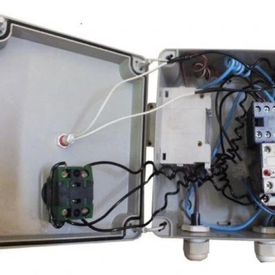 CAIXA DE COMANDO Com RELE E CONTATORA