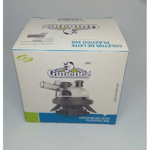 Coletor Completo Em Plastico Gmz 350ml 2x2  P/ordenhadeira