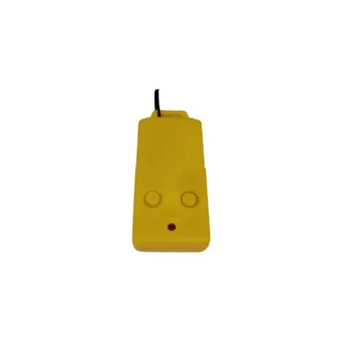 Controle calibrador do medidor amarelo tempo