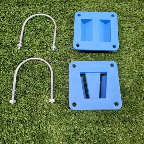 Jogo suporte para fixação do medidor de leite milk meter