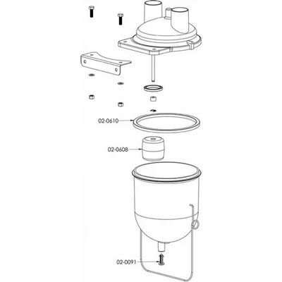 Aerador Plastico Gimenez Para Cano 50mm Para Ordenhadeira