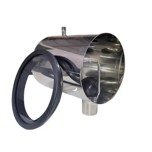 Aerador Em Inox Para Cano 50mm Eurolatte Para Ordenhadeira