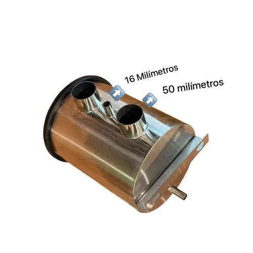 Aerador em inox para cano 50mm prime para ordenhadeira